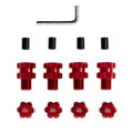 Red Alloy Wheel Hex Hub Adapter Extension For Traxxas Maxx 1/10 Rc