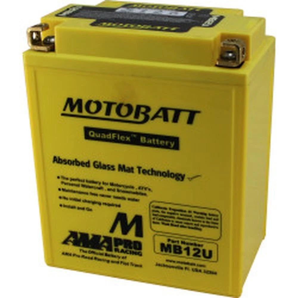 Fits Motobatt Battery Fits Various Makes Models Listed Below 12n143a
