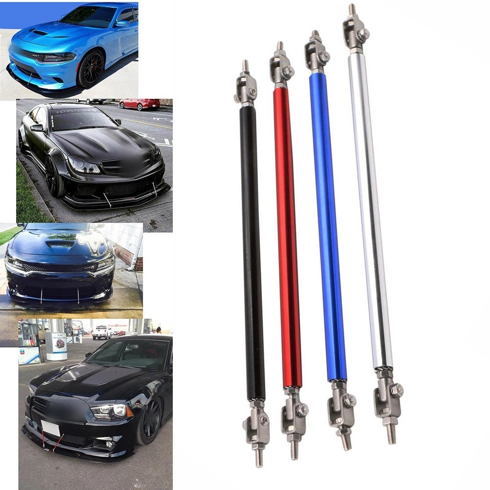 Car Front Lip Splitter Reinforcement Rods 2pcs Adjustable 20cm