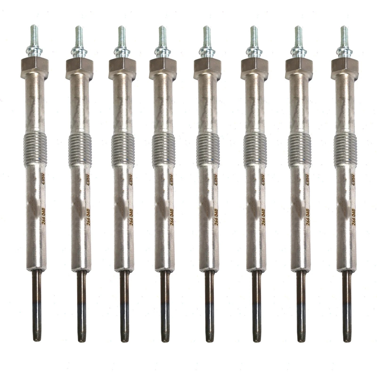 8pcs Glow Plug Gm12639701 For Chevy Gmc Lly Lbz Lmm Lml Duramax 6.6l
