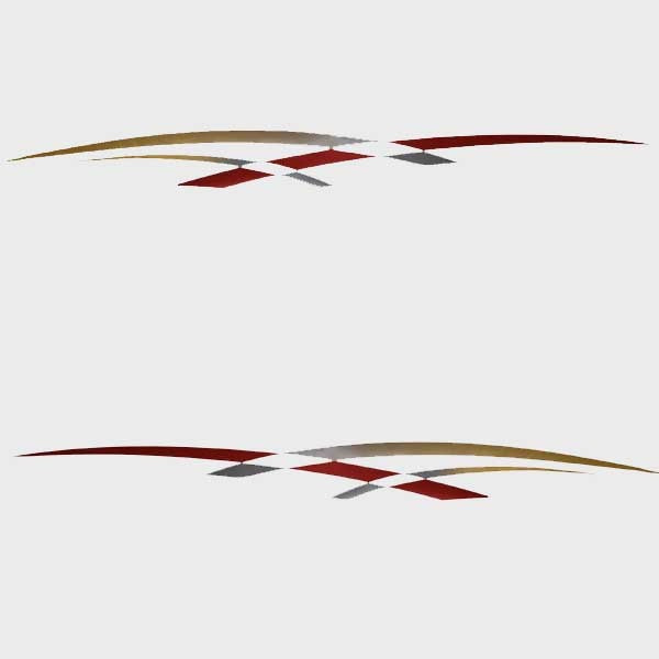 Rinker Graphic Decals Captiva Gold Stickers by Rinker