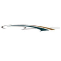 Rinker Boat Graphic Hull Decal | Captiva Green Gold Sticker (STBD)Open
