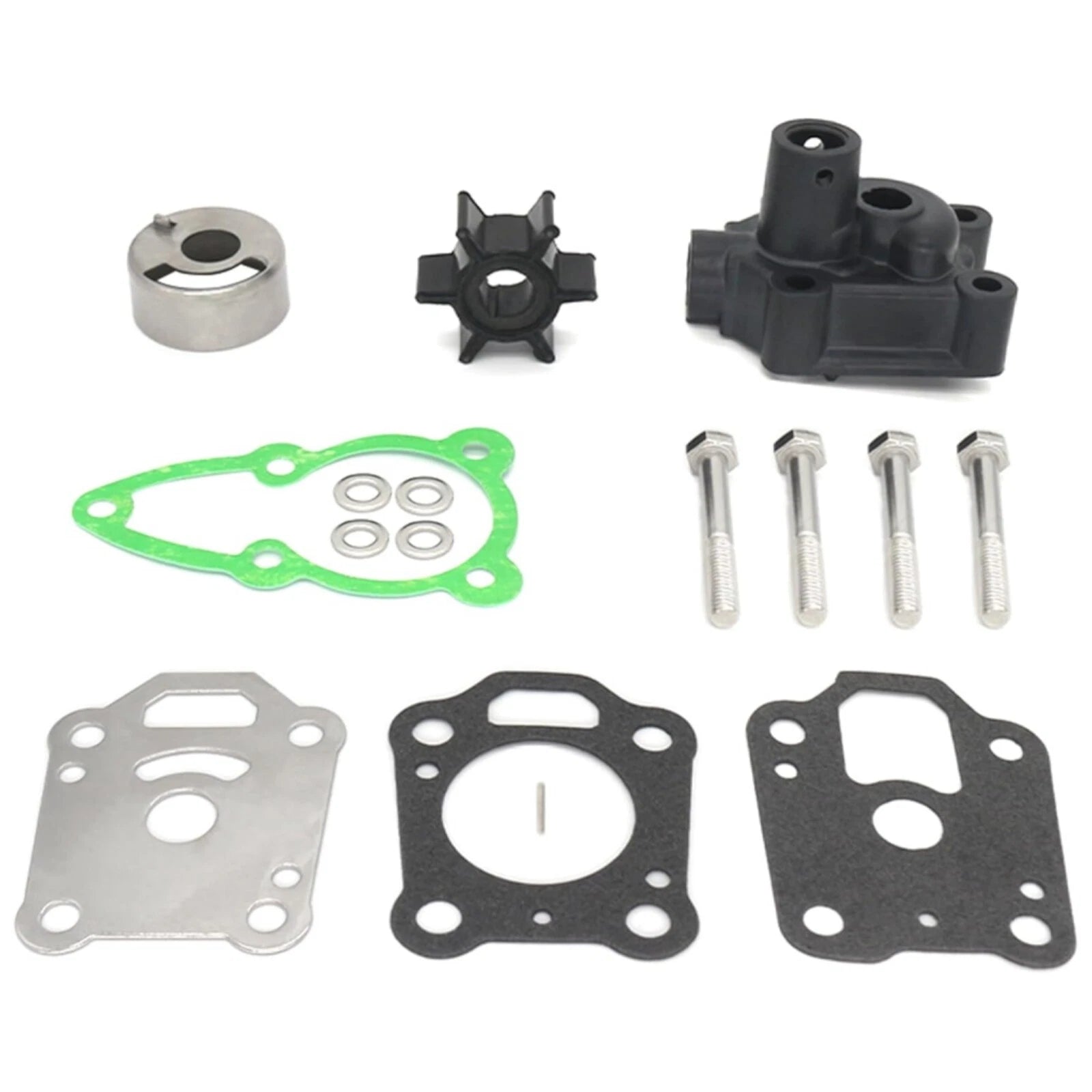 Water Pump Impeller Housing Kit for Evinrude/Johnson Outboard 4-Stroke 4-6HP