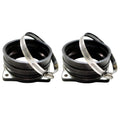 2pcs New For Mercury Verado Air Intake Isolator W/ Clamp 8m0113513