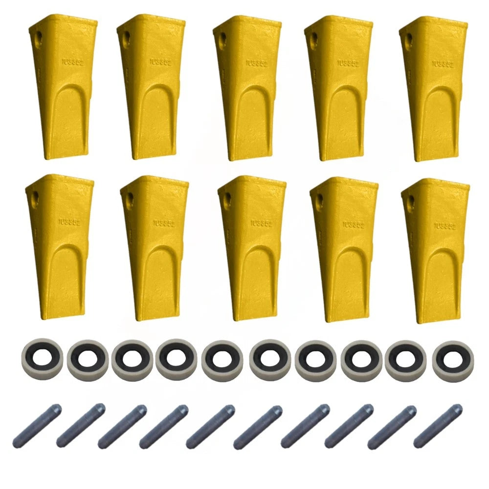 (10) Tooth Pin & Retainer Fits Caterpillar 950b 950b 950e 950e 966c