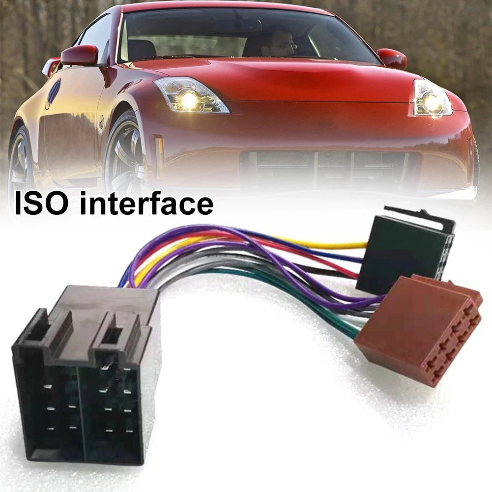Car Radio Iso Adapter Cable For 106 206 306 307 405 406 607 (Extended