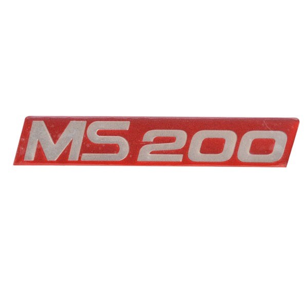 MasterCraft Boat Decal 759623 MS200 Red Silver Sticker by MasterCraft