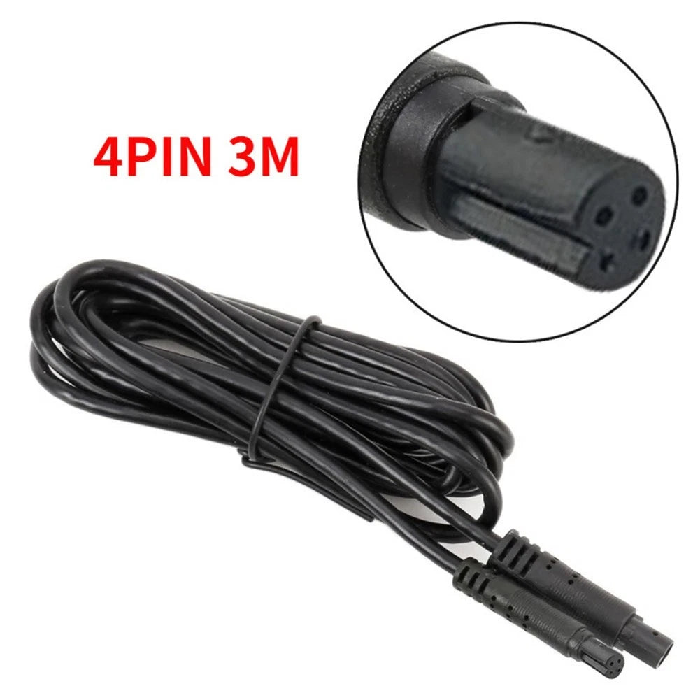 4pin Male To Female 3 Meter Car Reversing Parking Camera Video