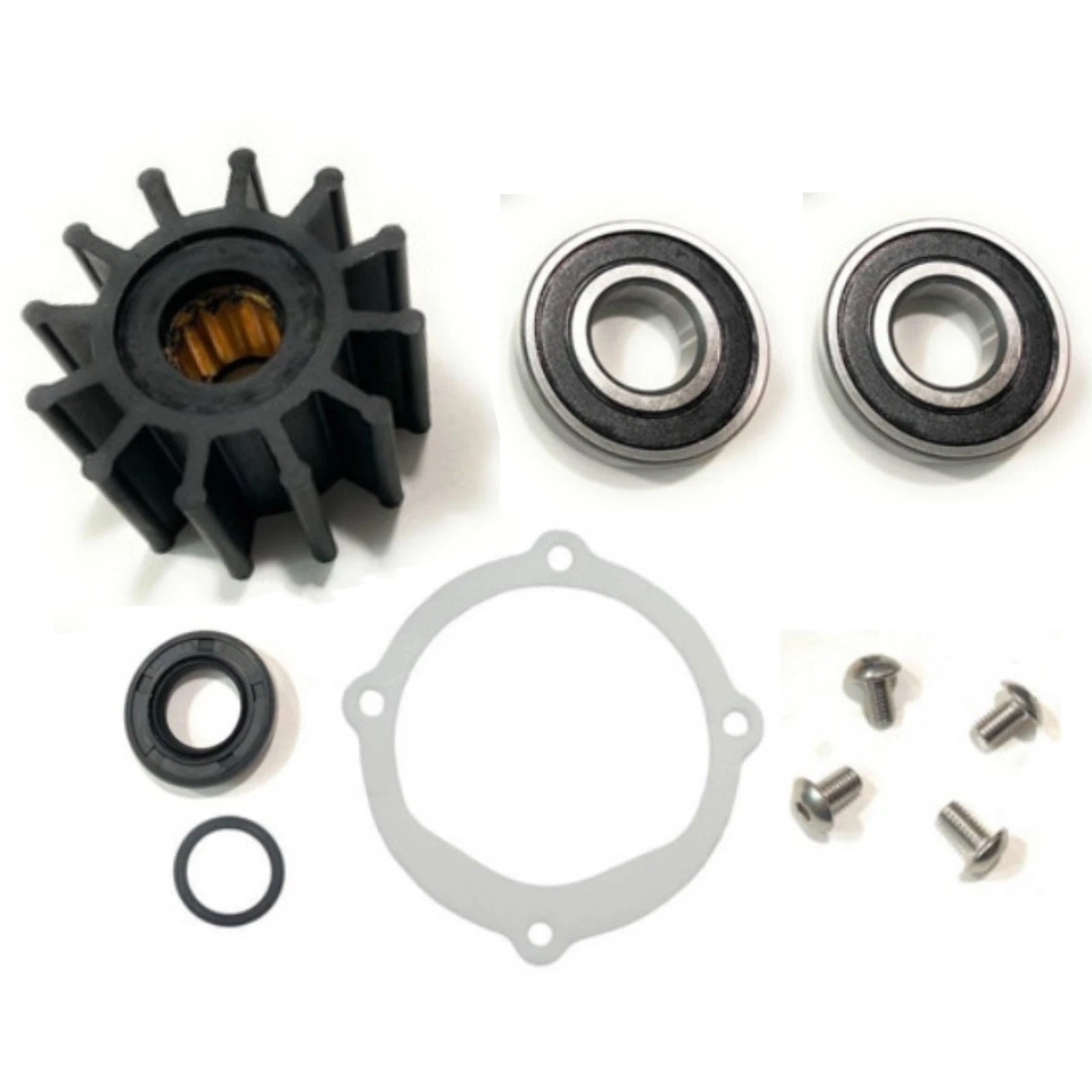 Sea Water Pump Repair Rebuild Kit 10-24232-1 09-812b-1 For Deluxe