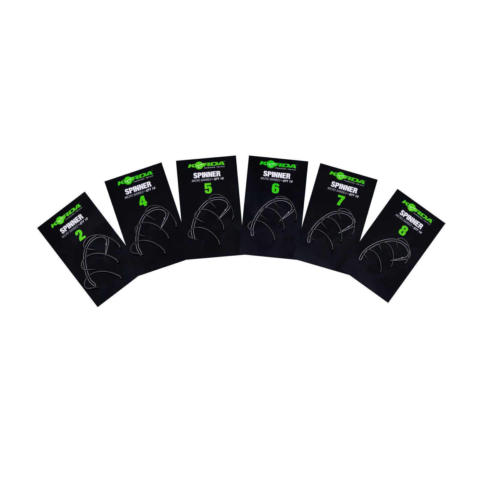 Korda Spinner Hooks Barbed & Barbless by Korda