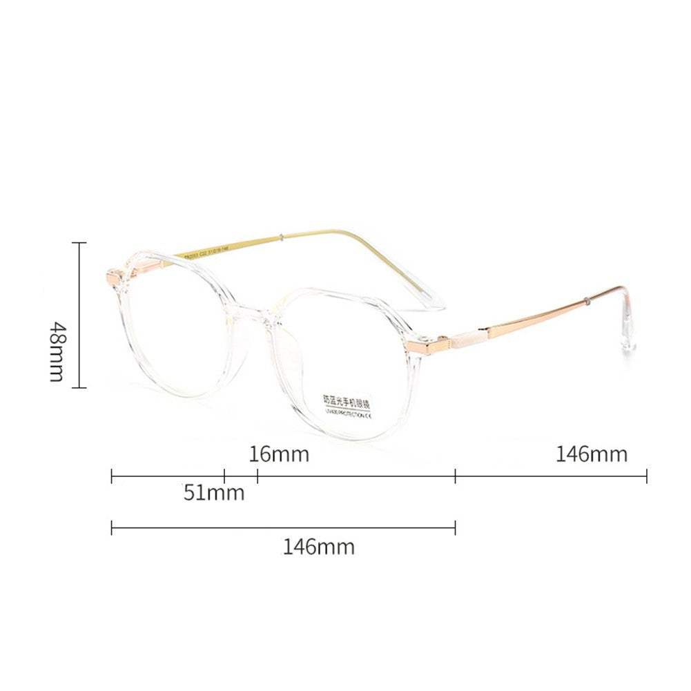 Stylish Irregular Eyeglass Frame