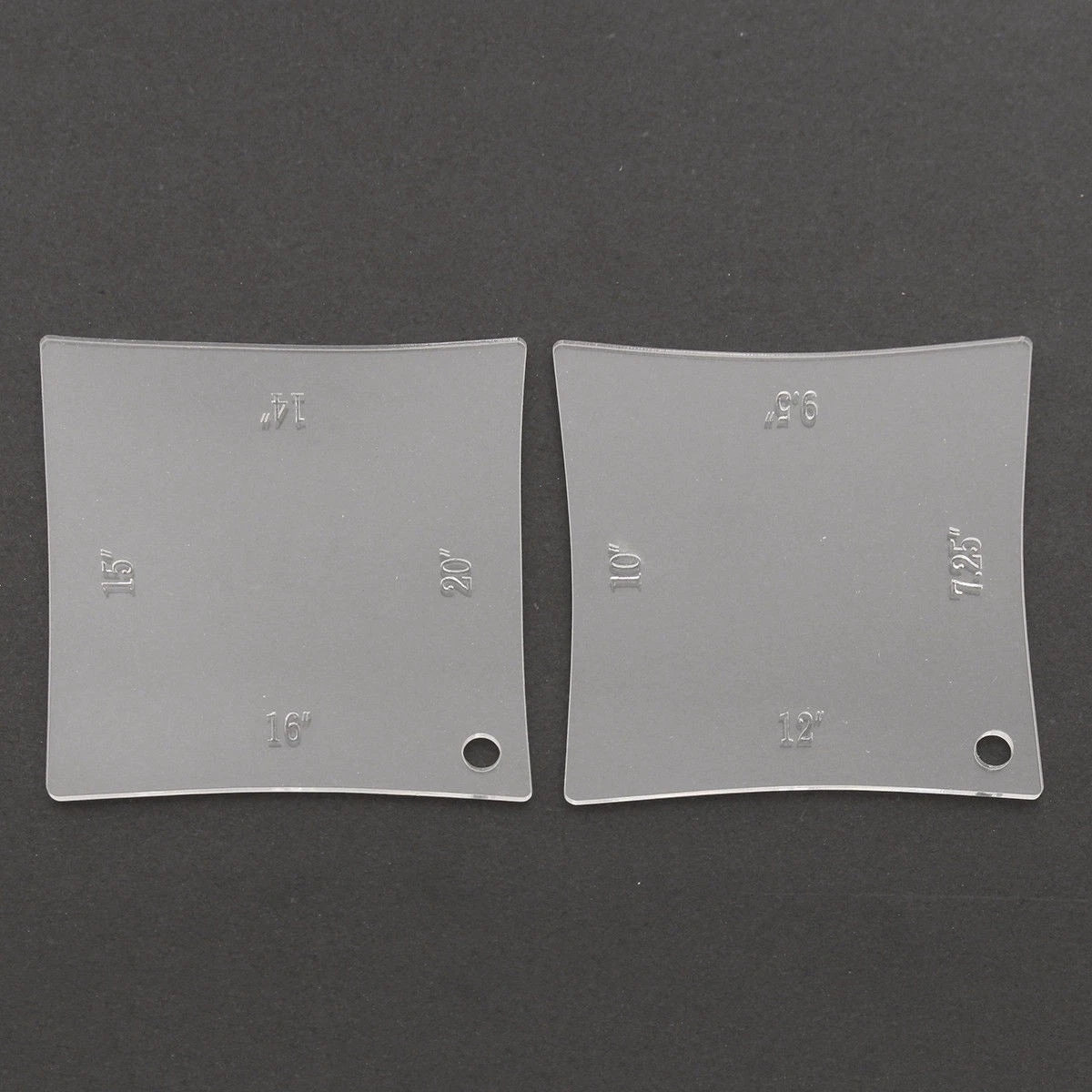 2pack Guitar Radius Gauge Neck Fretboard Nut Luthier Radian Measuring