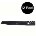 12-pack High Lift Toothed Blades For 72" Fits Ferris 48112 48113
