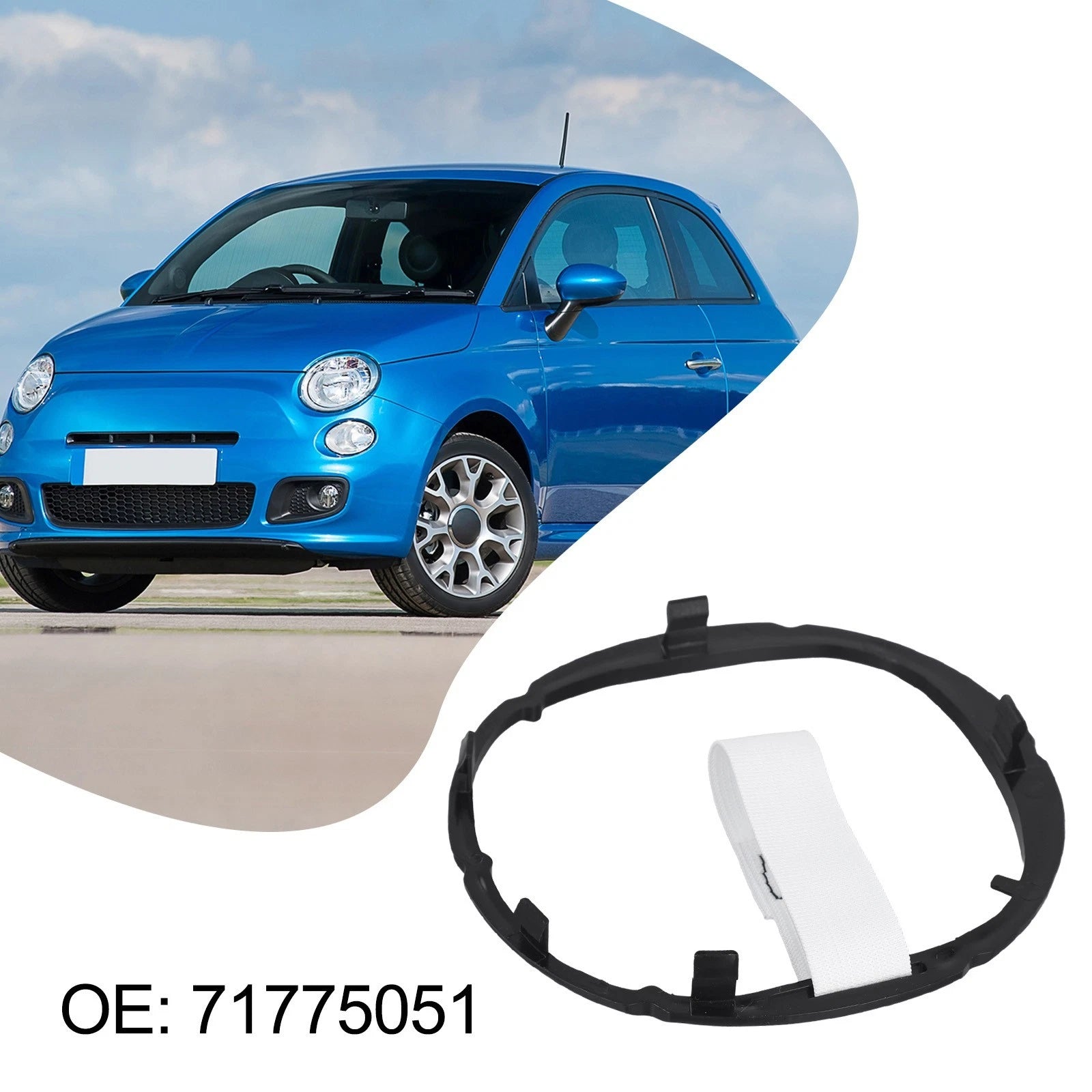 For Fiat 500 Gear Shift Knob Gaiter Lever Boot Retaining Ring 71775051
