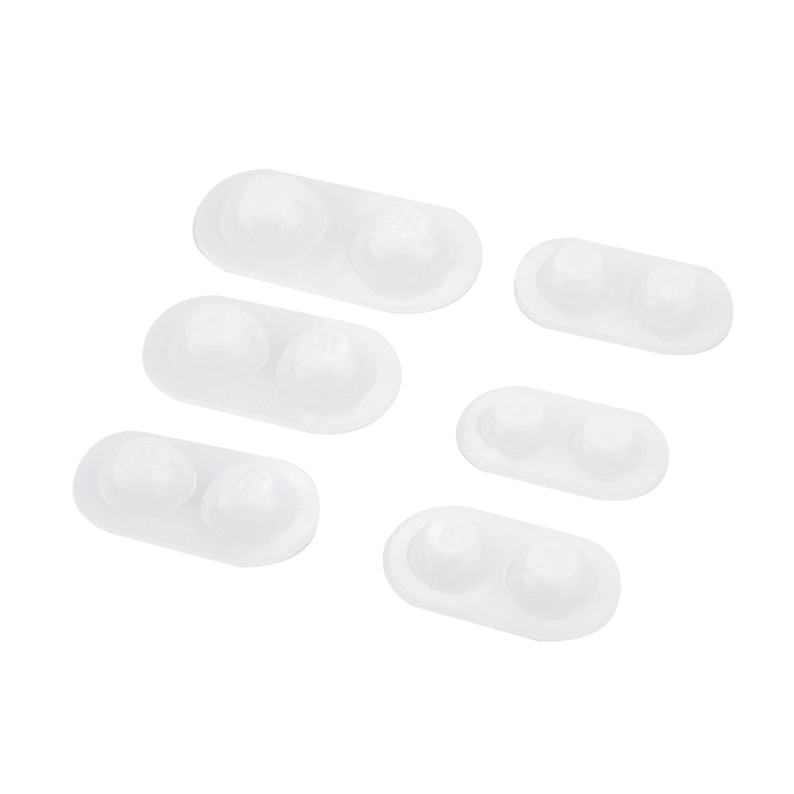 6 Sets Durable And Reusable Clear Silicone Molds Doll Eye Molds Resin