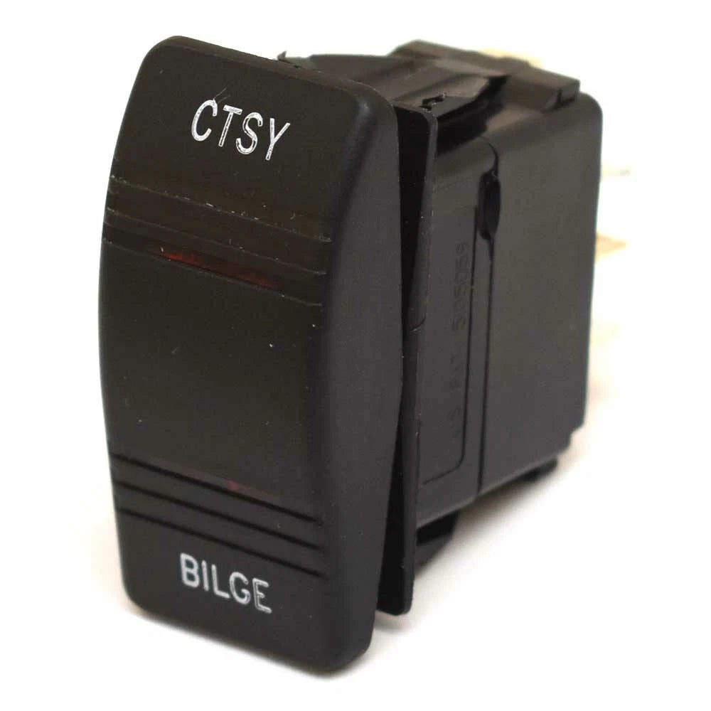 Carling On/off/on Contura Iii Boat Rocker Switch | Ctsy/bilge 7 Spade