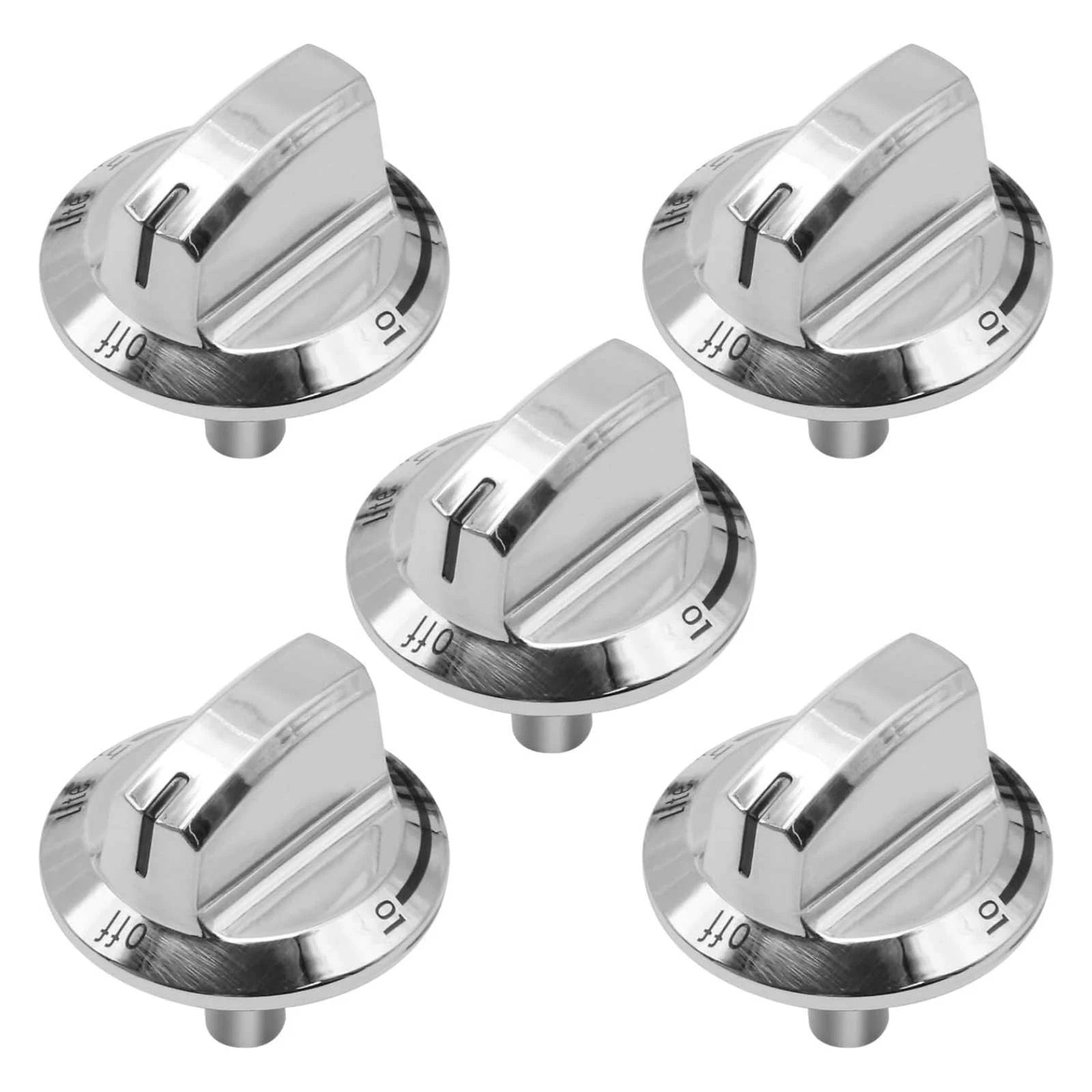 Silver Stove Knob Replacement For Frigidare Gas Range Burner Repair
