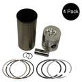 4 Pk Sleeve Piston Liner Set 3.4375 Inch Fits Case Fits Ih Fits