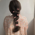 Camellia-Bordered Hair Clip