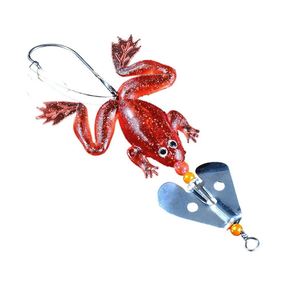 Red Yellow 9cm Silicone Soft Lure