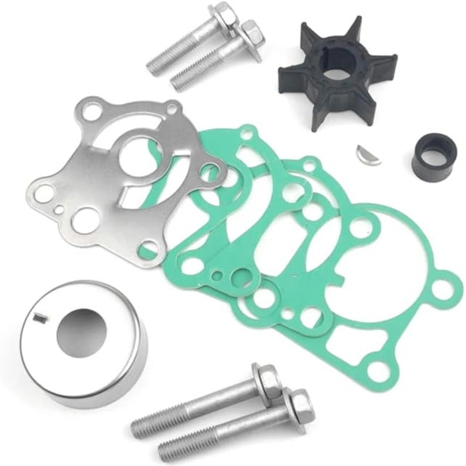 Water Pump Impeller Kit For Yamaha 6h4-w0078-00 40hp 50hp