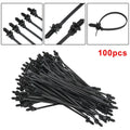 Effortless Cable Organization 100 Piece Nylon Wire Tie Released Straps
