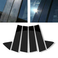 Brand New Door Pillar Trim Post Trims Cover 6pcs Black Decorative