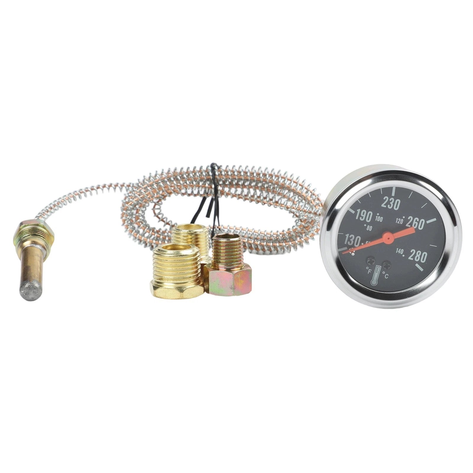 Water Temperature Gauge For Cars Ships Trucks With 1.8 Meter Cable