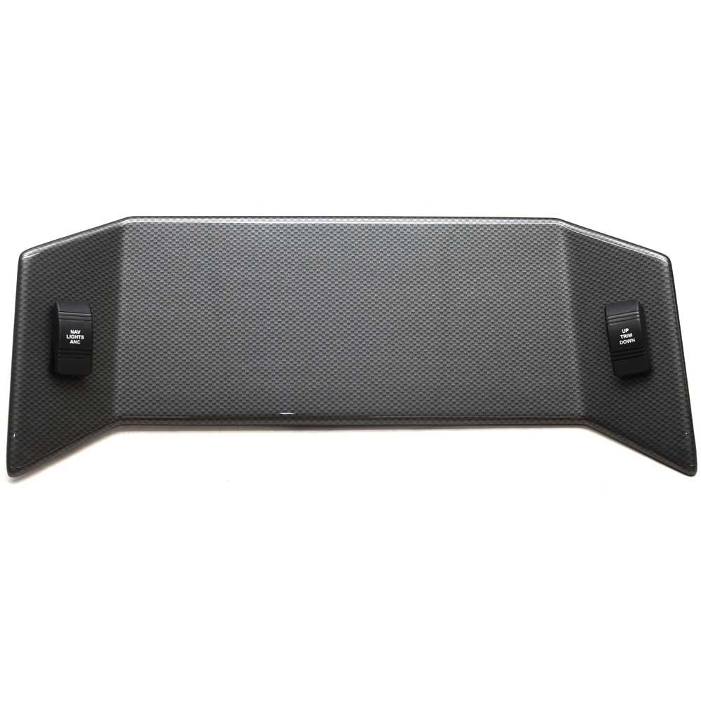 Crestliner Boat Switch Panel PT 18 Bow Silver Black by Crestliner