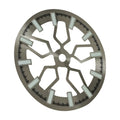 Grey 28.5mm Watch Dial Green Luminous For Nh70 Watch Movement