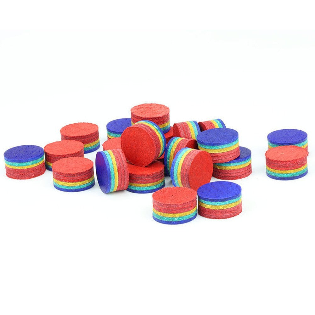 Billiard Cue Tip Pressed Pigskin Six-Layer