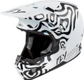 Fly Racing Youth Formula S Carbon Abyss Helmet White/black For