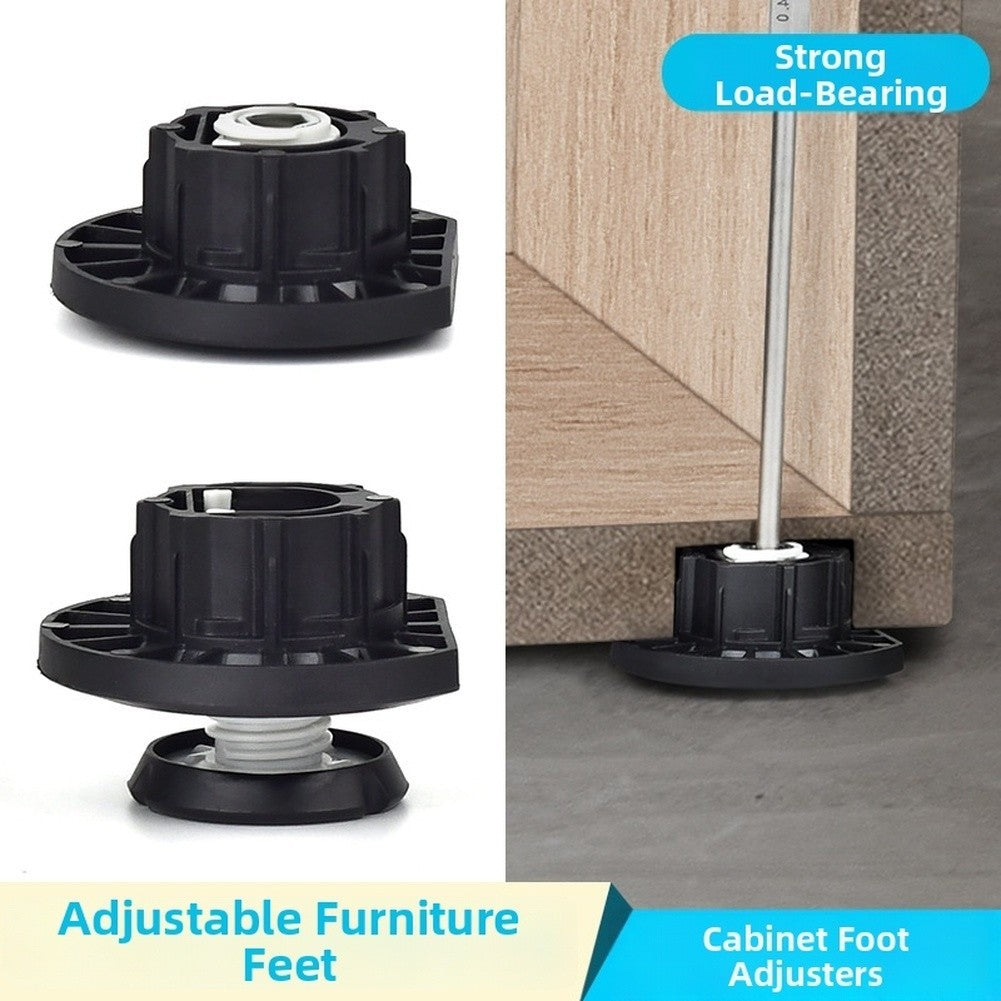 Pre-cut Groove Fit Cabinet Feet Heavy-duty
