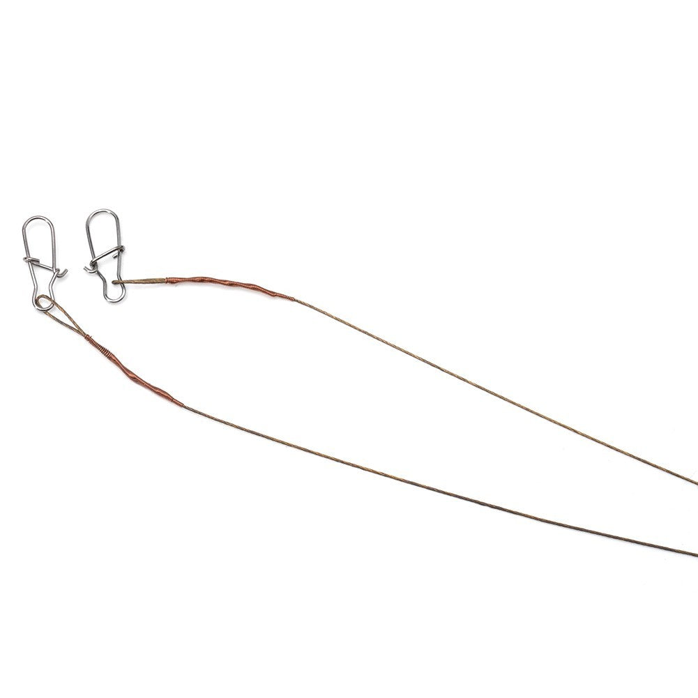 Fishing Wire Leader Set with Snap and Swivel