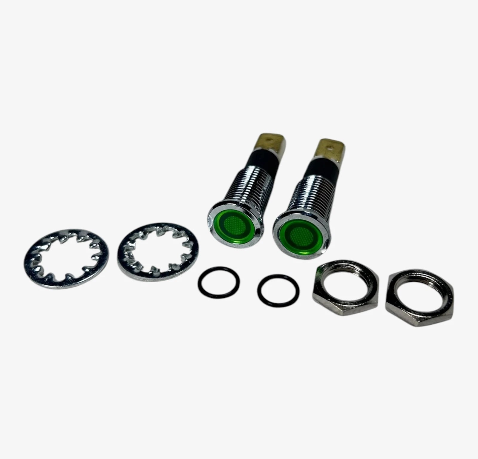 Alamor Marine Led Green Indicator Panel Light - 2 Pack