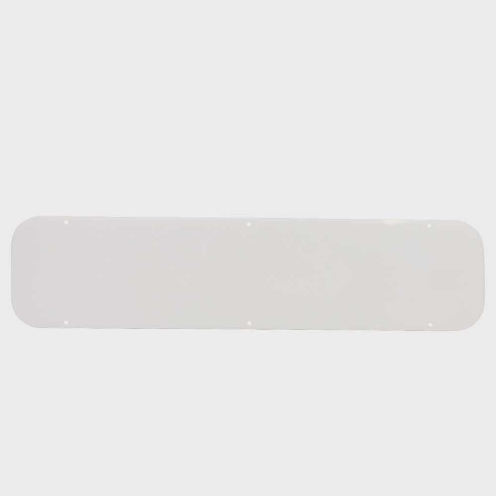Larson Boat Cover Plate Opaque White Plastic by Larson