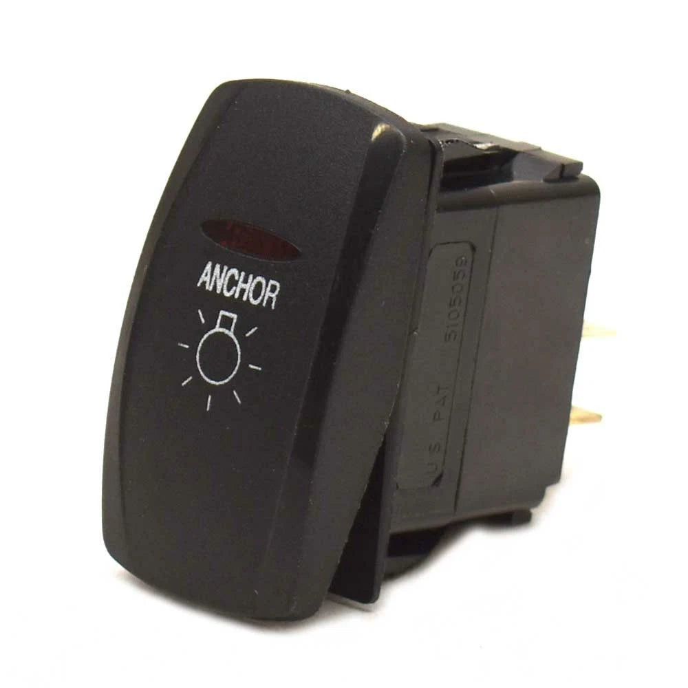 Carling On/off Contura V Boat Rocker Switch | Anchor Light 3 Spade 12V