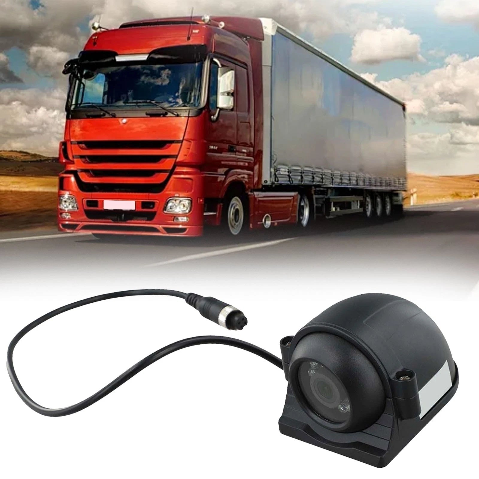 Heavy Duty 4 Pin Ahd 720p Parking Camera For Trucks And Rvs Waterproof