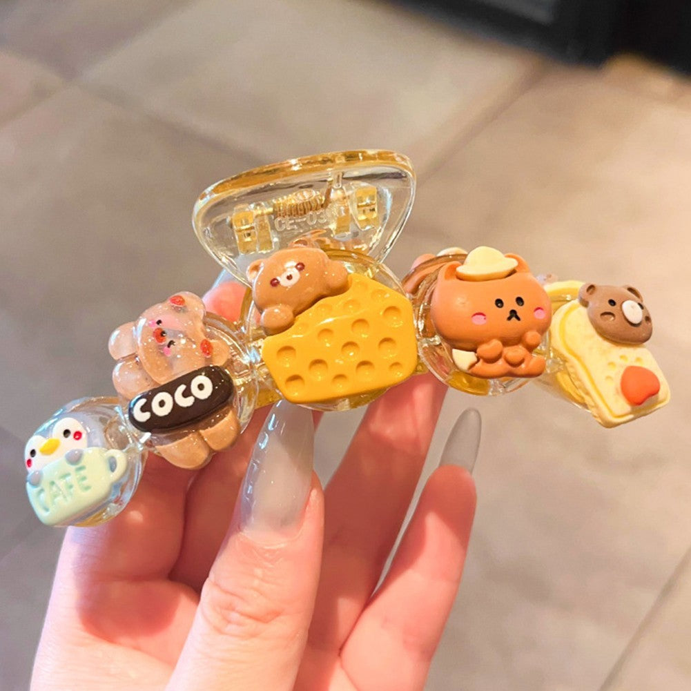 Compact Cartoon Hair Clip