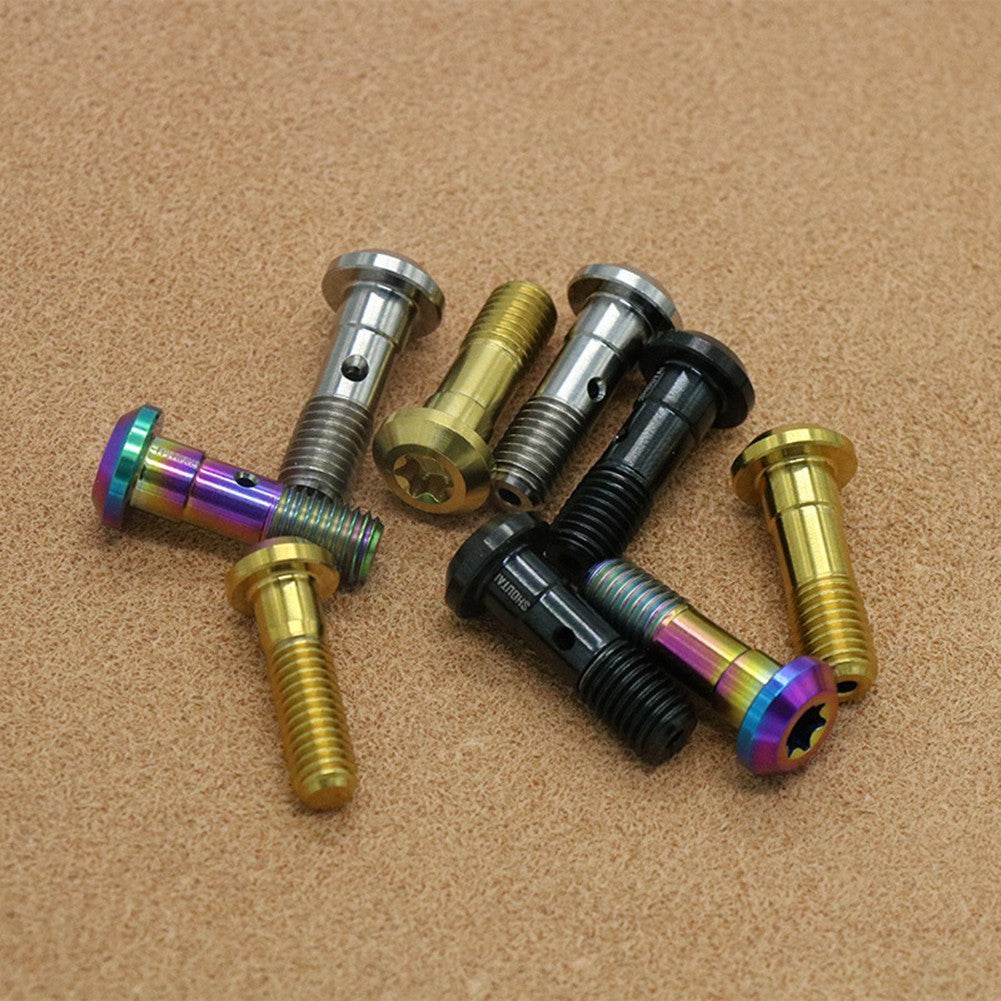 Brake Bolt Bicycle Disc Brake 2pcs TC4 M9120
