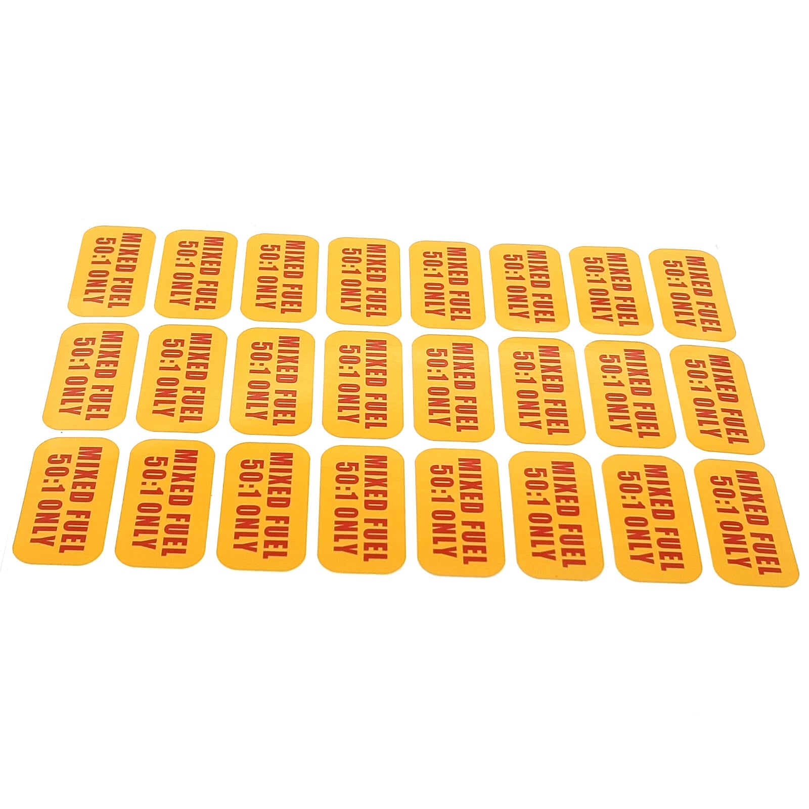 50:1 2-Cycle Oil Fuel Mixed Fuel Only Sticker/Decal for All Outboards
