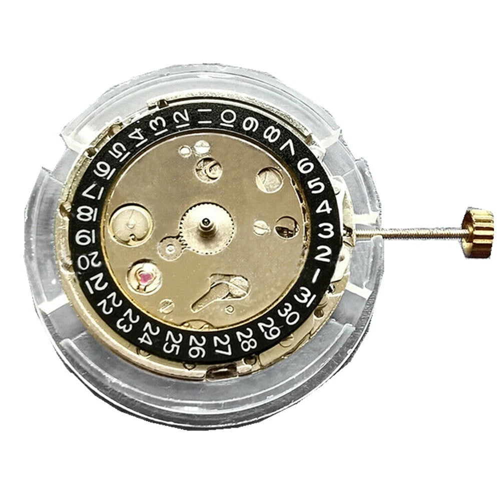 26mm/1.02in Watch Automatic Mechanical Movement Black Date At 3/6 For