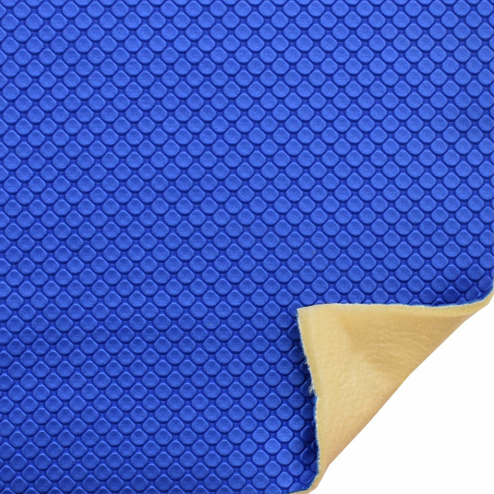 Foam Back Vinyl Spradling Cubix Blue 54 Inch by Spradling