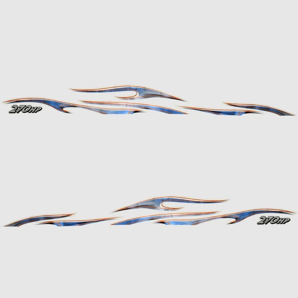 Yamaha Boat Graphic Decal | 270 Hp 86 X 8 3/8 Inch (Set Of 2)