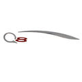 Raised Decal Tracker Q8 Silver Red by Tracker