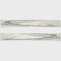 G3 Boat Hull Graphic Decals Silver Black by G3
