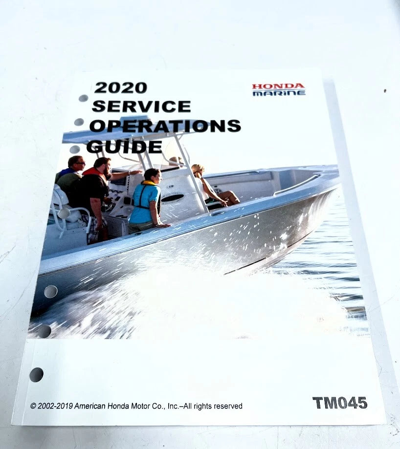 Honda Marine Otr53394-o, 2020 Service Operations Guide