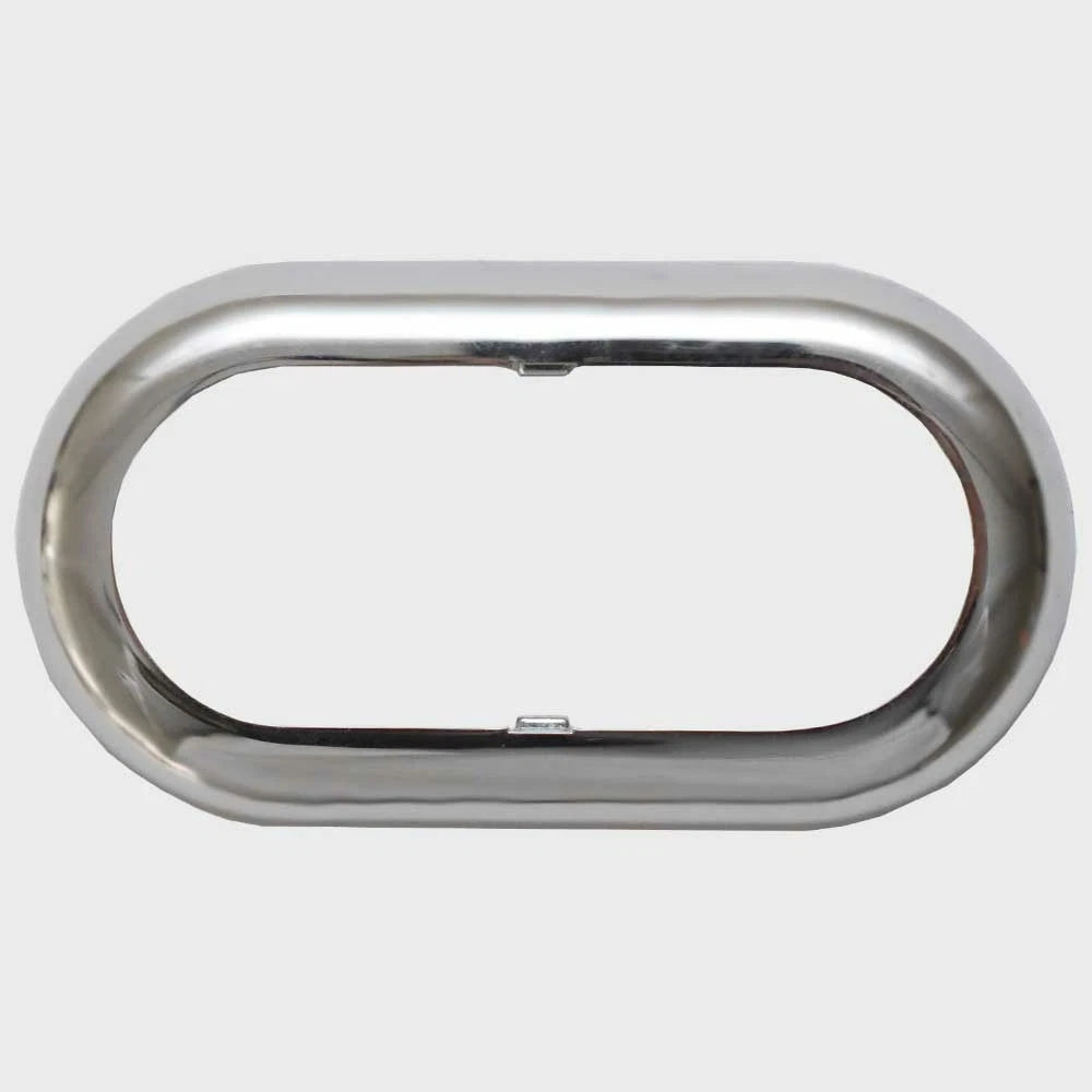 Tracker Boat Light Bezel 136969 | 2 1/2 X 1 Inch Chrome