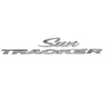 Sun Tracker Pontoon Boat Raised Decal 161758 Chrome Logo Sticker by Sun Tracker