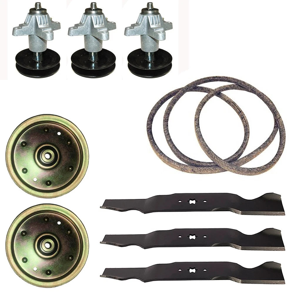 54" Deck Rebuild Kit Fits Craftsman 247.2506.10 Blades Spindles